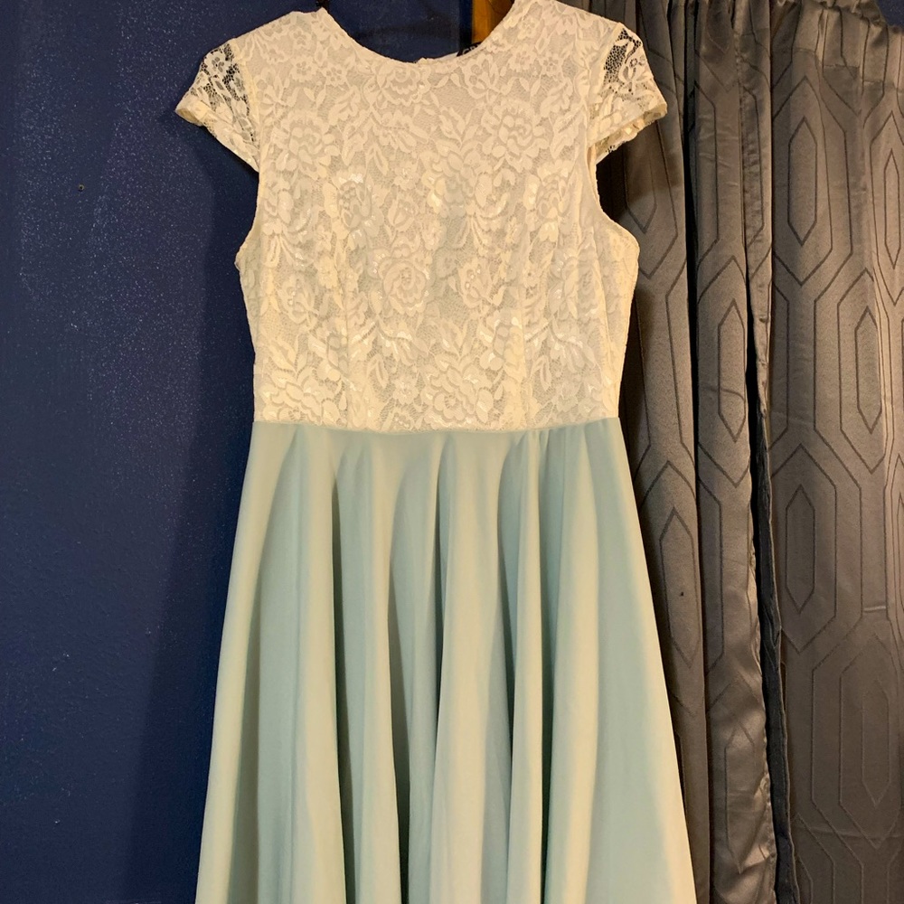 Lace and Silk dress